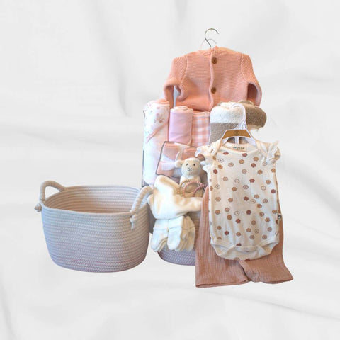 Baby Gift Basket: Blush